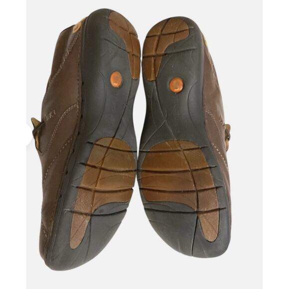 Clarks Hadleigha Structured Hand Painted Leather Loafers Comfort Women 9.5M - Picture 9 of 11